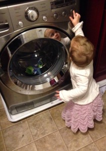 large family laundry routine