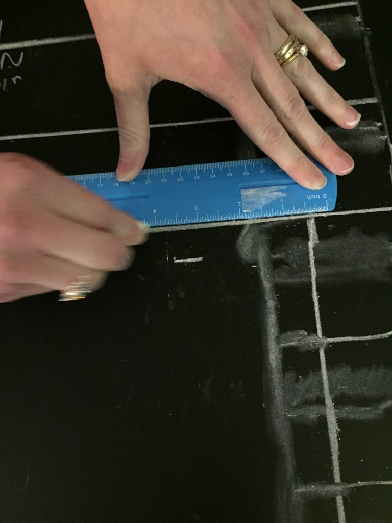 Easy DIY Chalkboard Calendar Info Center