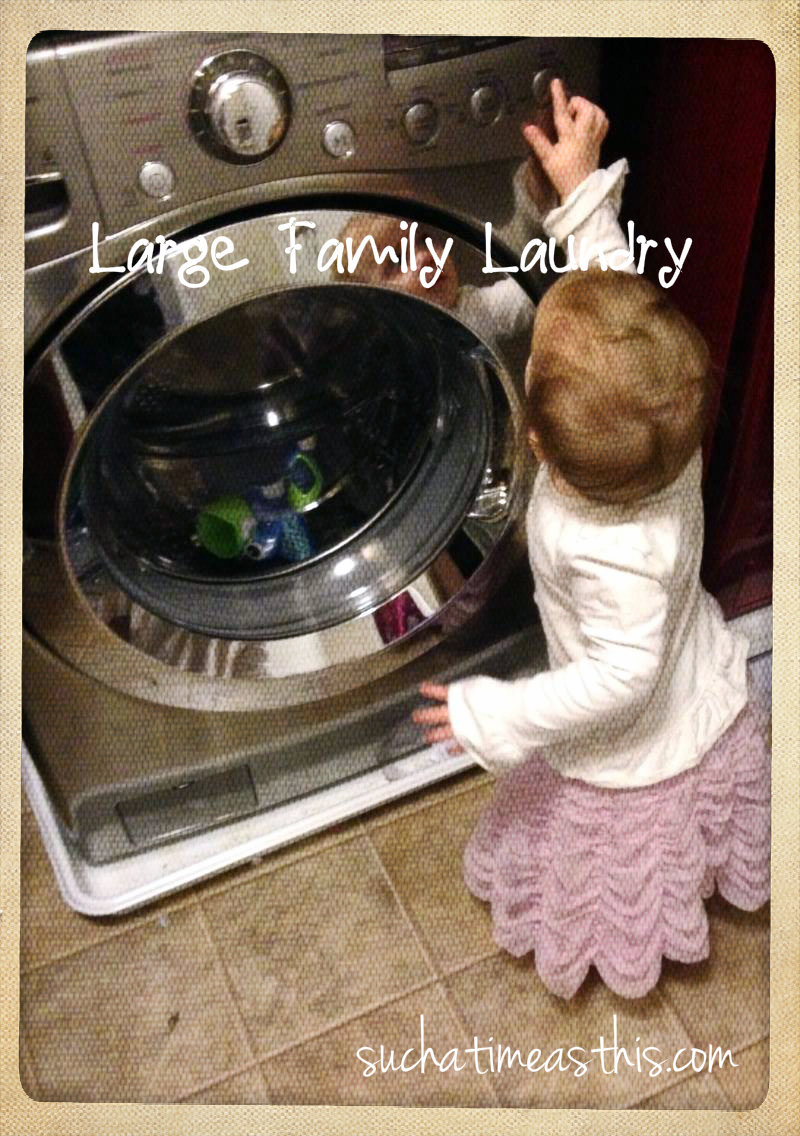 Large Family Laundry Routine