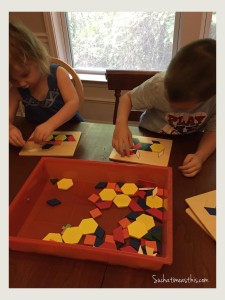 homeschooling preschoolers busy box