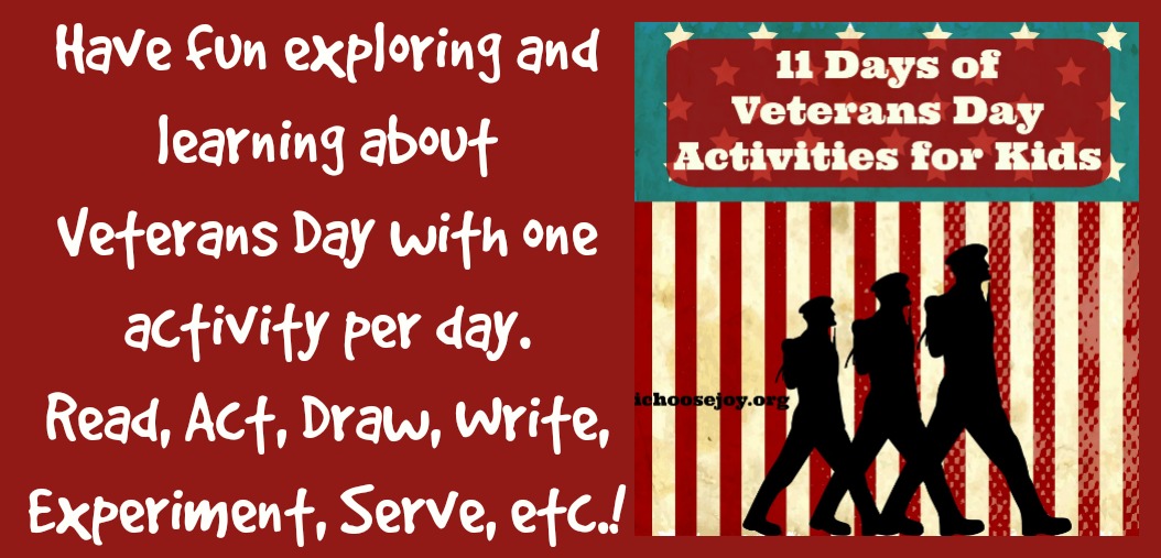 11 Days of Veterans Day Activities {Link Up}