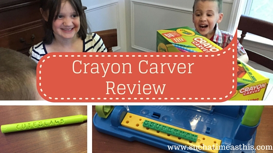 Crayola Crayon Carver {Review}