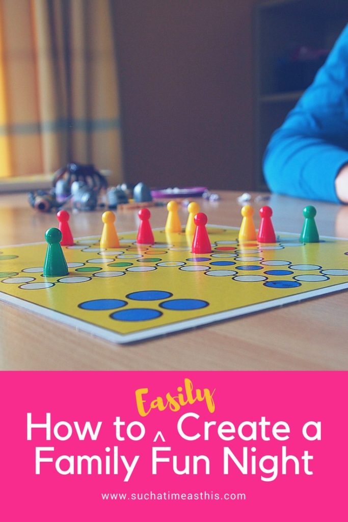 how to create a family fun night