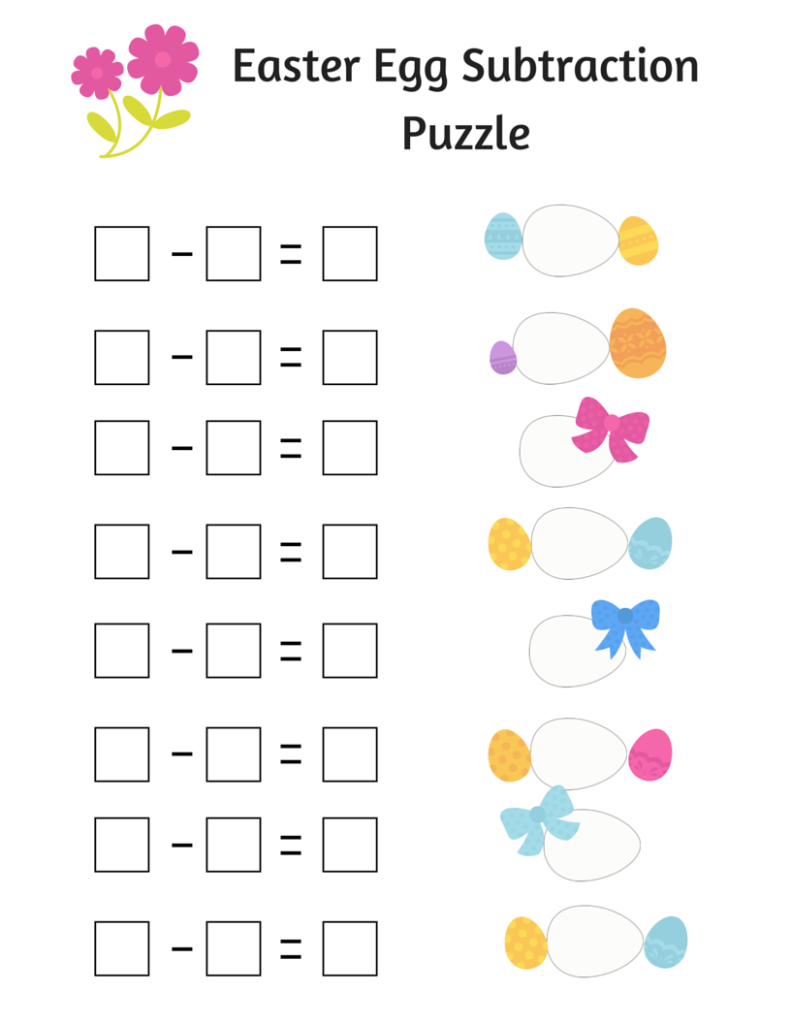 Free Easter Math Worksheets For Middle School