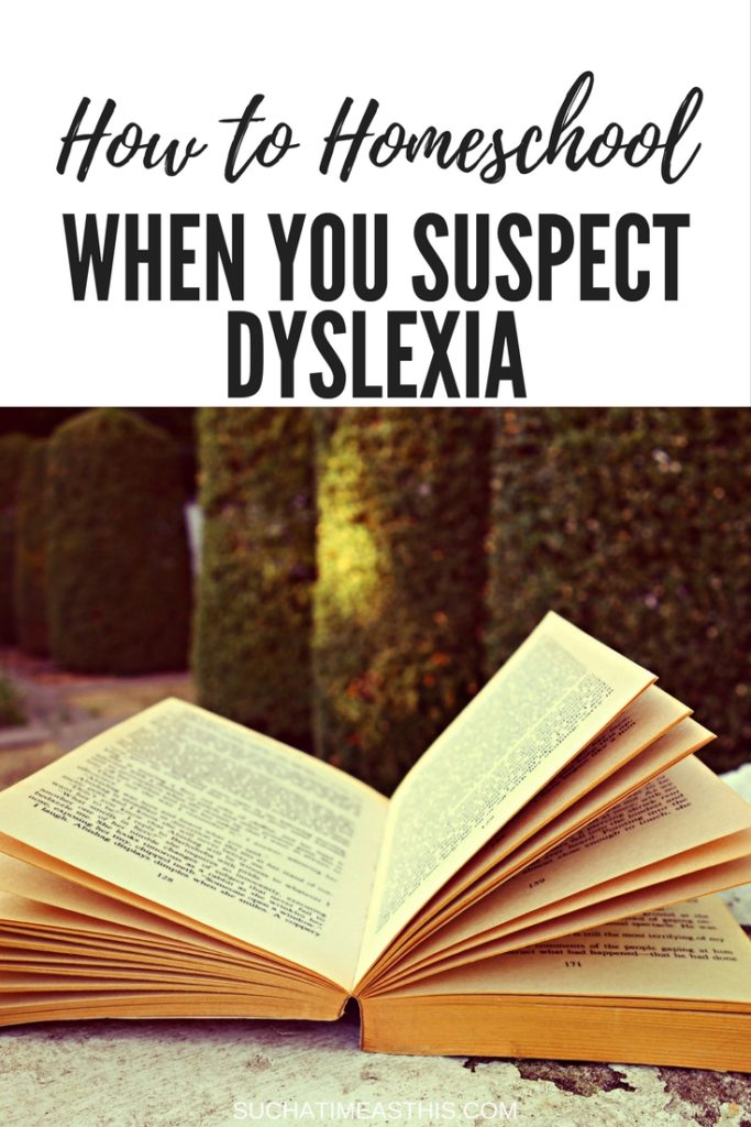 homeschooling with dyslexia