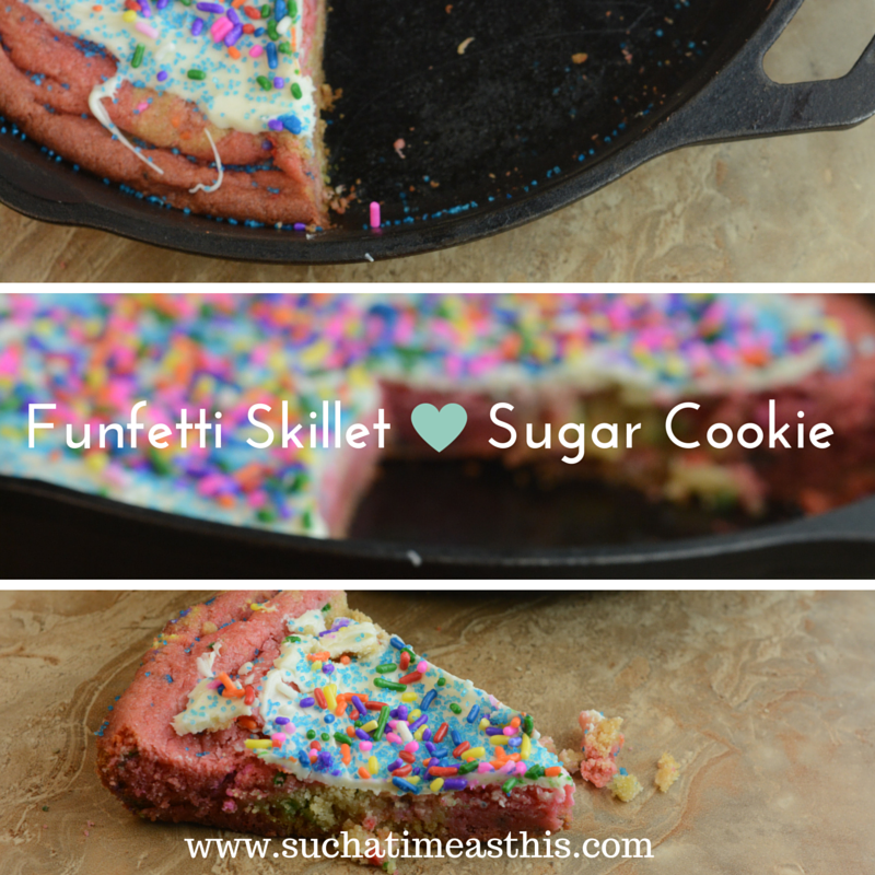 Funfetti Skillet Sugar Cookie