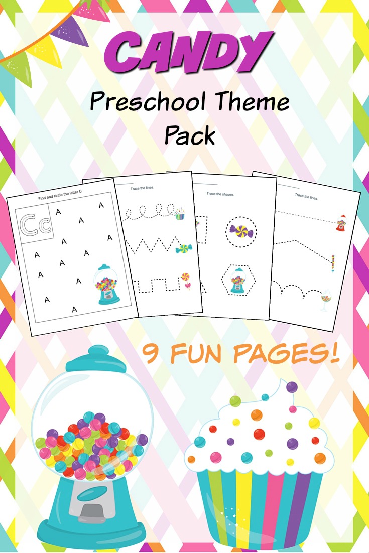 Preschool Printables – Candy Fun