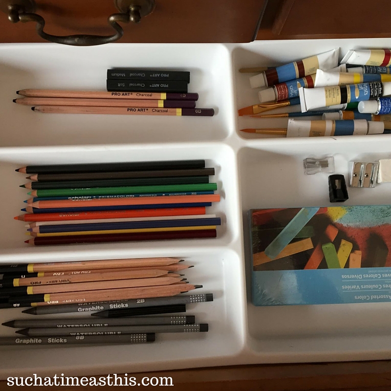 How to Create a Home Art Center in 4 Easy Steps ~ Such a Time As This