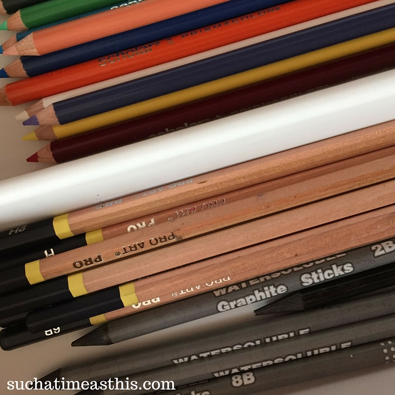 create an art center homeschool, homeschool art