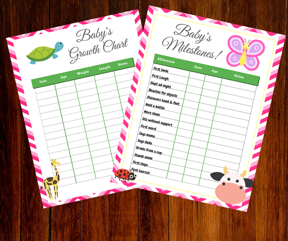 Baby Growth And Milestones Chart Printable Such A Time As This