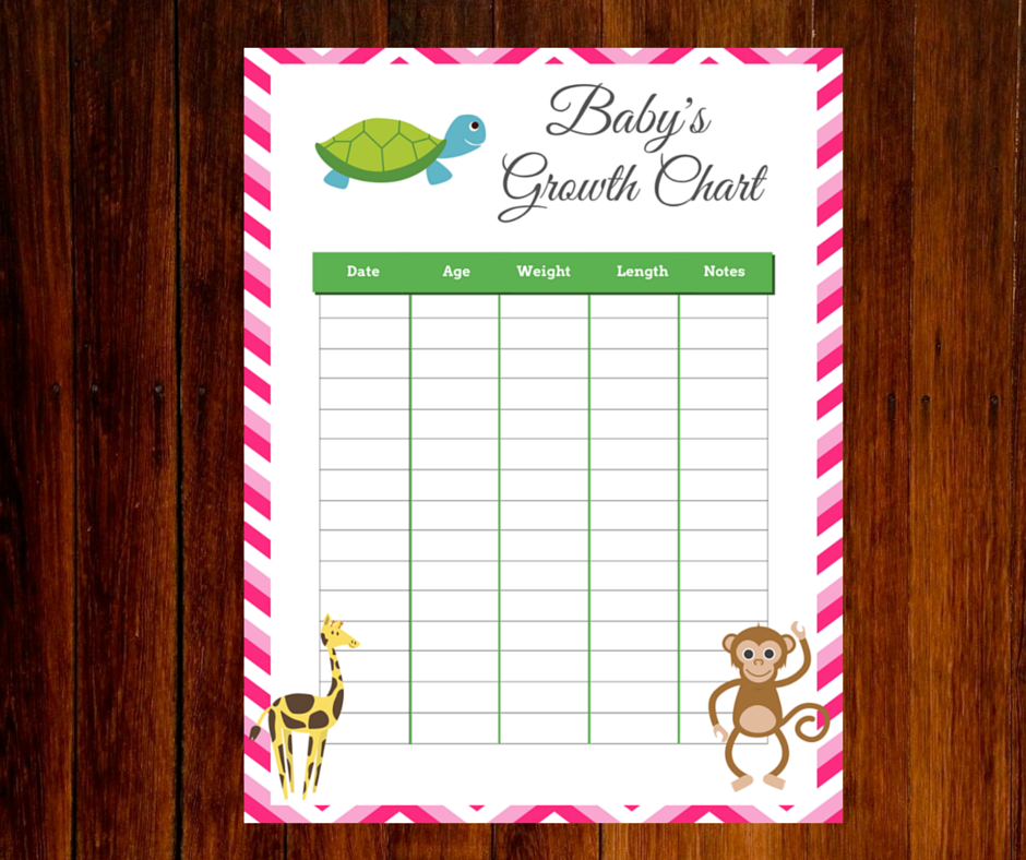 Printable Baby Growth Chart