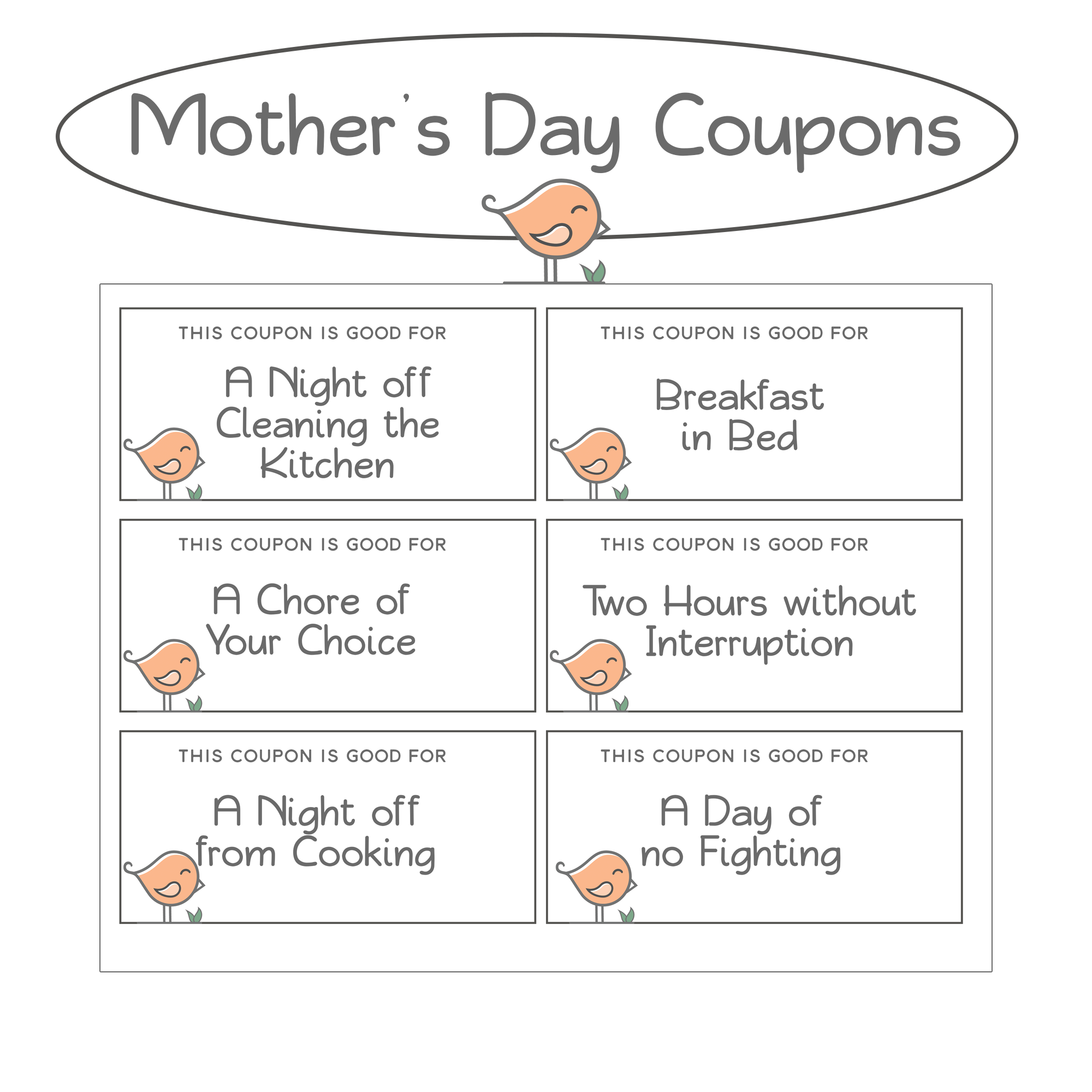 Mother’s Day Printable Coupons {Free Printable}