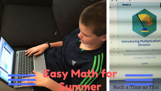 Easy Math for This Summer {LearnBop Review}