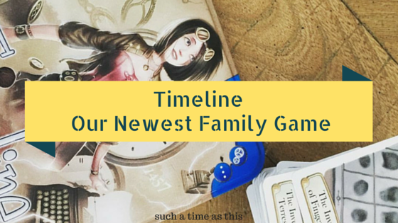 Our newest card game to play with the family {Timeline Game Review}