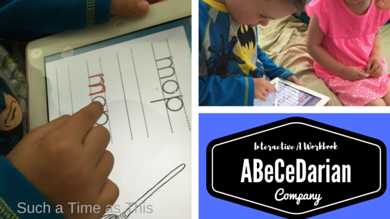 Interactive A Workbook for Early Readers ABeCeDarian Company {Review}