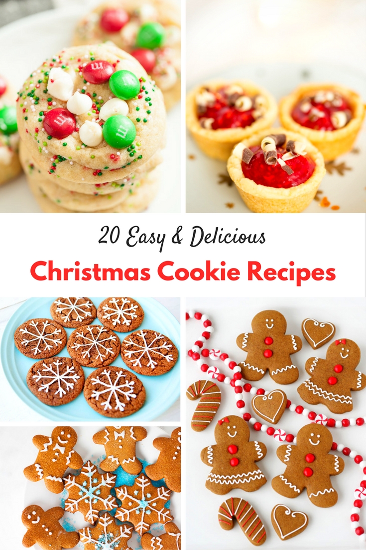 20 Easy and Delicious Christmas Cookie Recipes