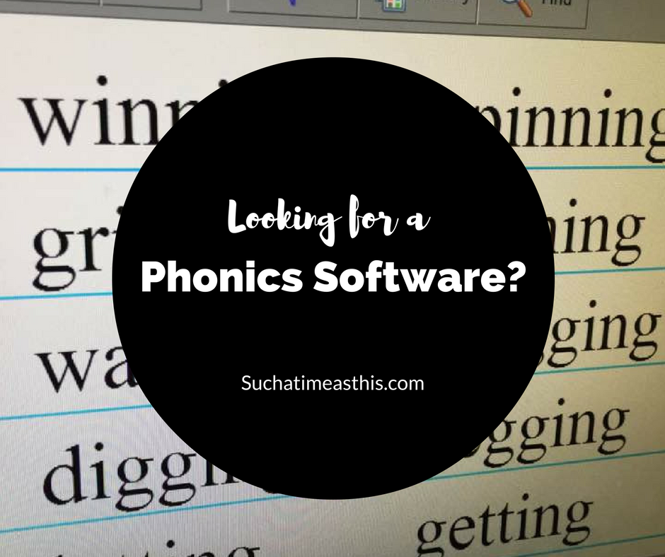 Looking for a curriculum? I found a great phonics reading program software!
