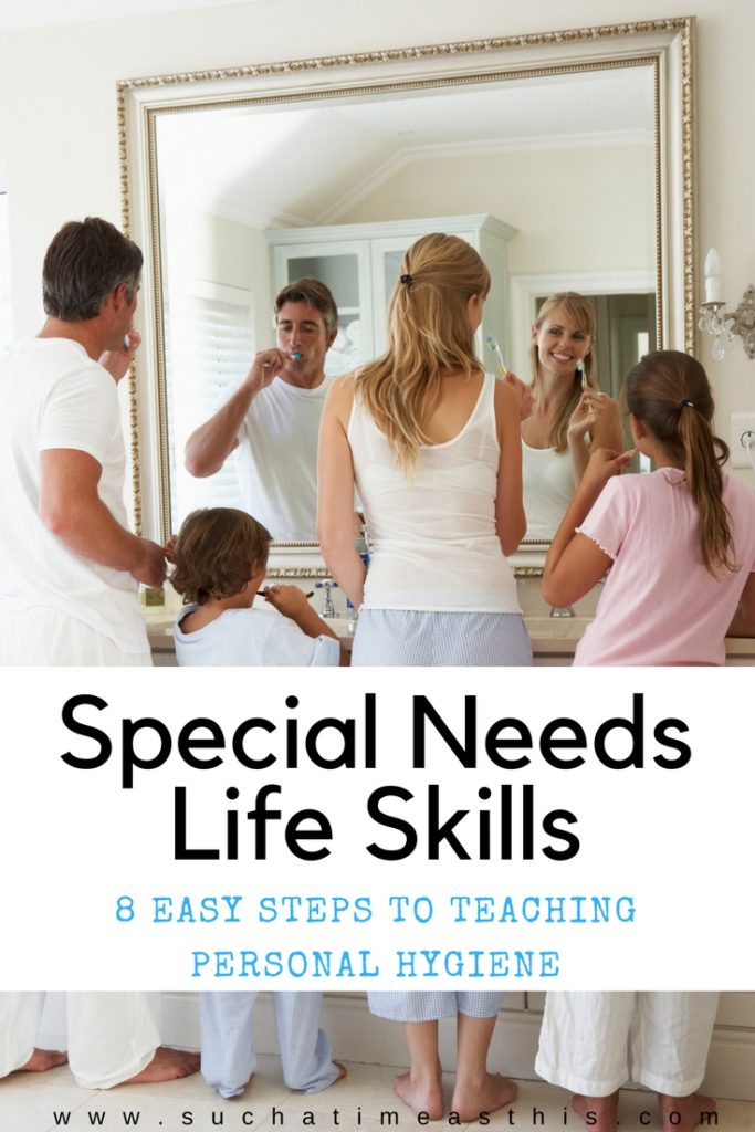 special needs life skills child proper hygiene