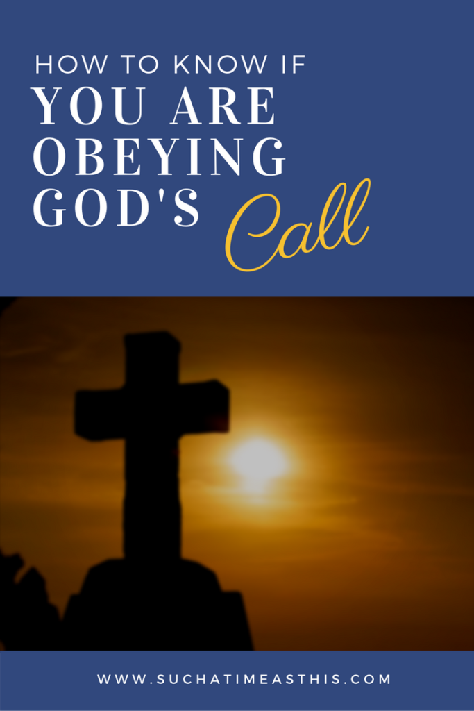 God's call on our lives